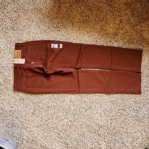 Jeans-Levi Classic Straight nwt Rust